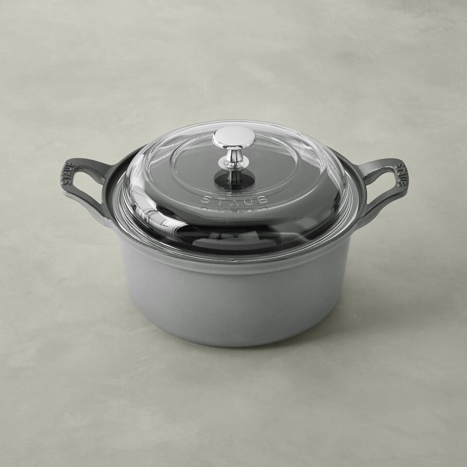 Staub Cast Iron Cocotte with Glass Lid Williams Sonoma AU